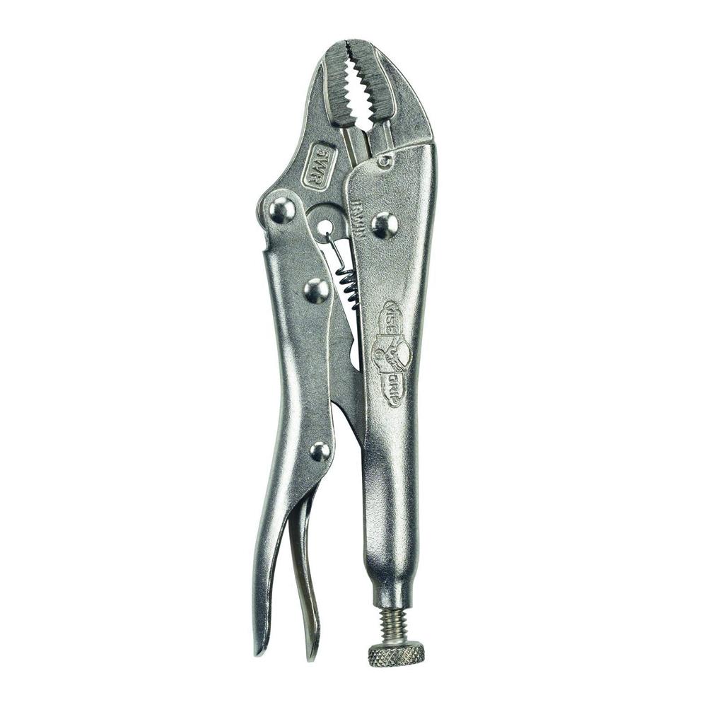 Irwin Curved Jaw Locking Pliers with Wire Cutter 127mm (5in) VIS5WRC