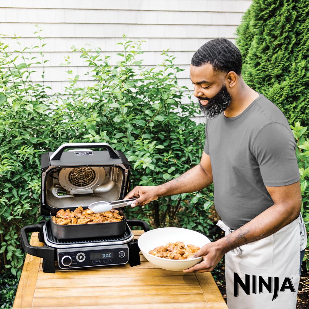 Ninja Woodfire Electric BBQ Grill & Smoker and Air Fryer OG701UK