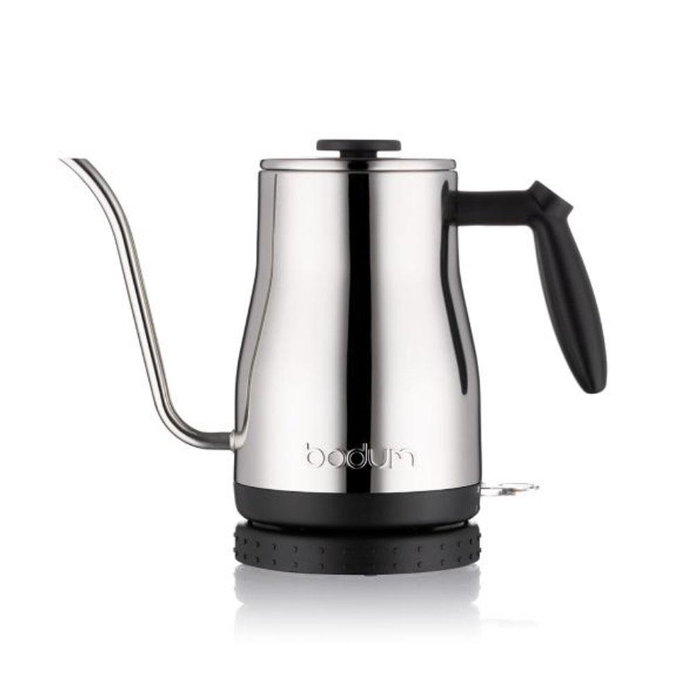 Bodum 1 Litre gooseneck Electric Kettle Stainless Steel 1194016UK Heavins.ie