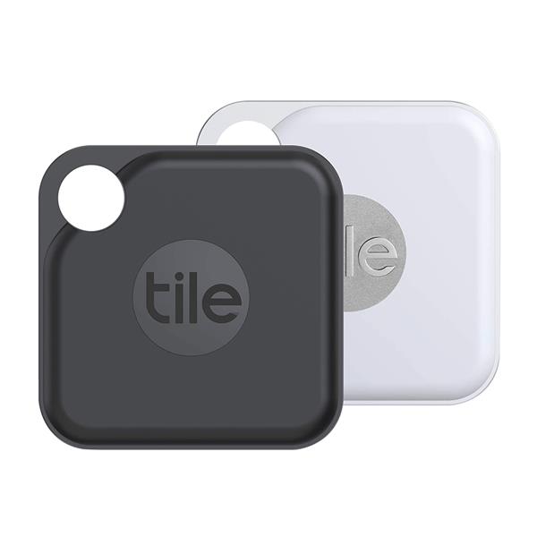 Tile Tile Pro Bluetooth Tracker 2 Pack Black & White Slim Box 89RE