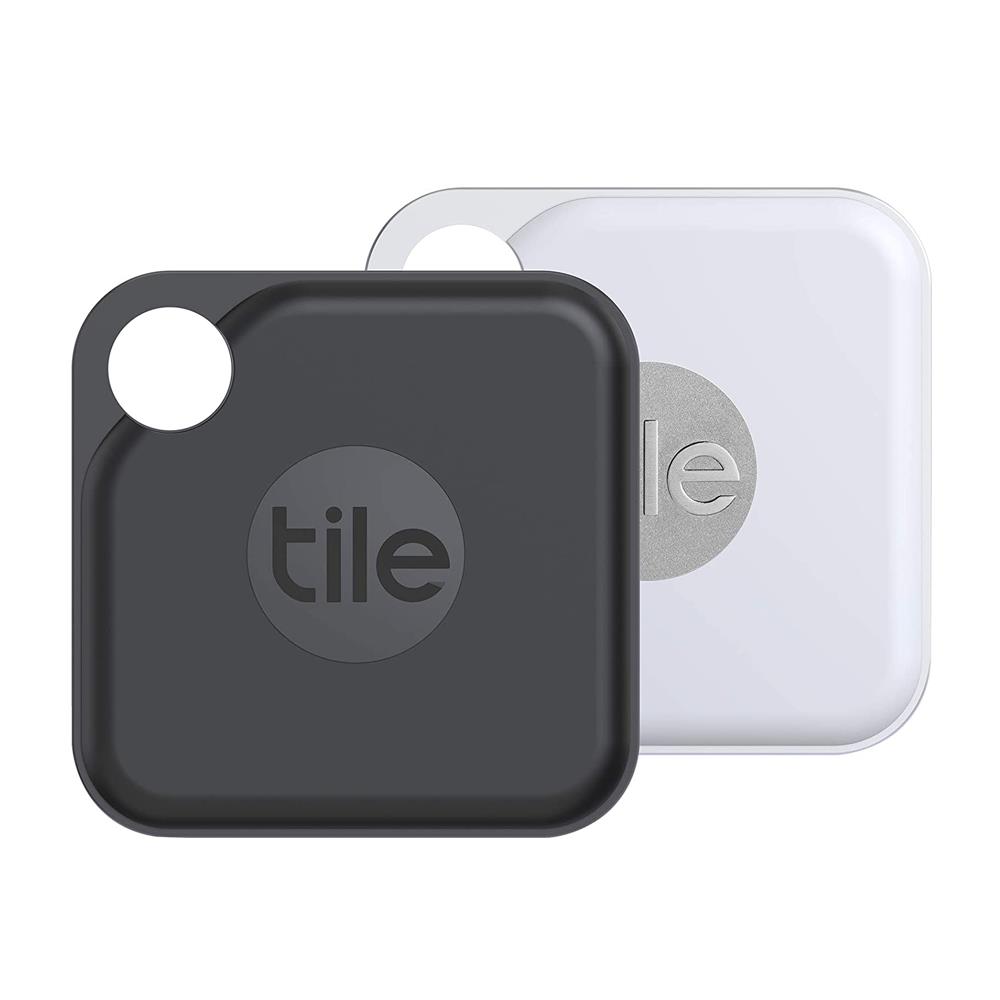 Tile Tile Pro Bluetooth Tracker 2 Pack Black & White Slim Box 89RE