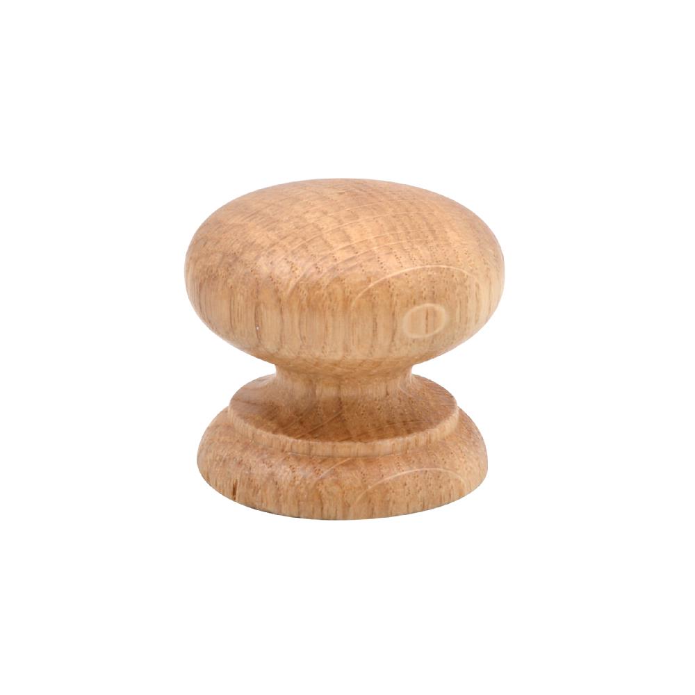 Wooden oak knob lacquered 45mm 0500200 Heavins.ie