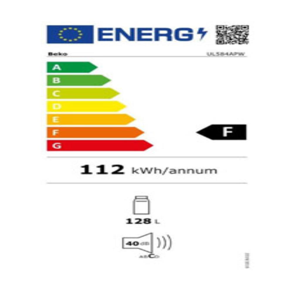 Beko Under Counter Larder Fridge White UL584APW Heavins.ie