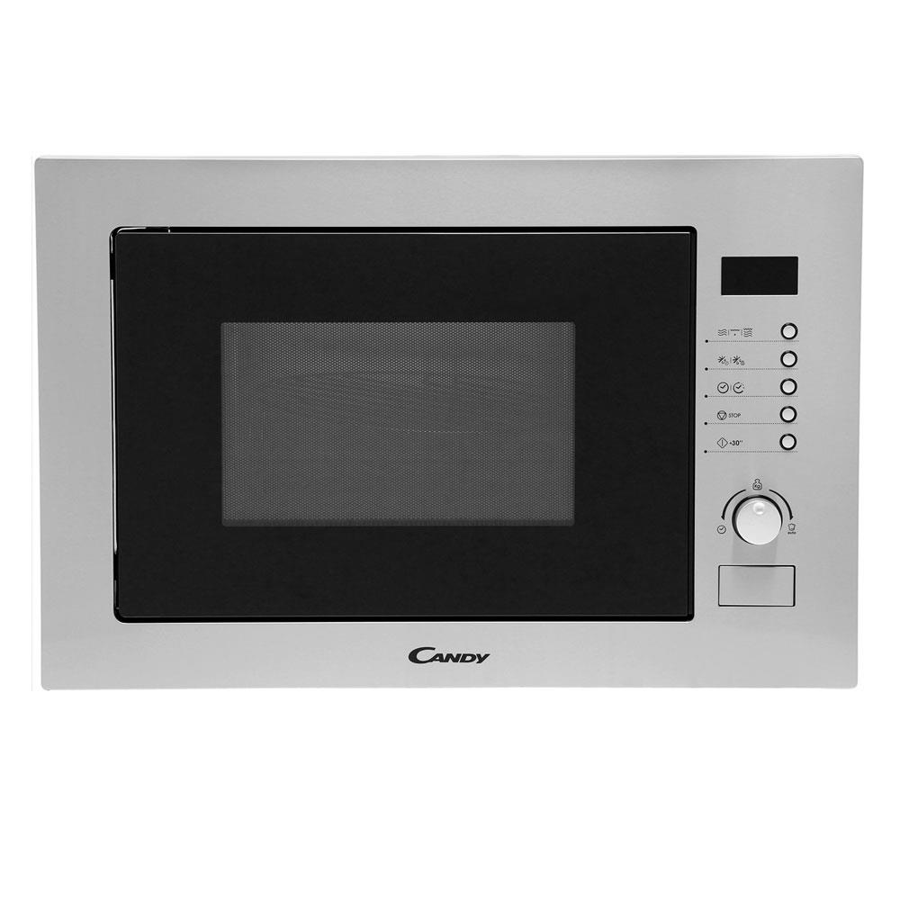 CANDY 25 LITRE BUILT IN MICROWAVE stainless steel MIC25GDFX Heavins