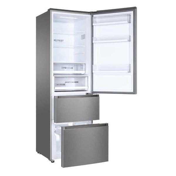 Haier 60/40 Frost Free Freestanding Fridge Freezer Silver