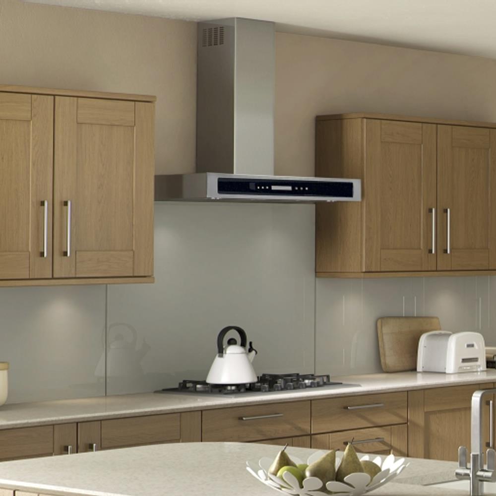 Modern Style Square Extractor Fan Cooker Hood 900mm 2700048 Heavins.ie