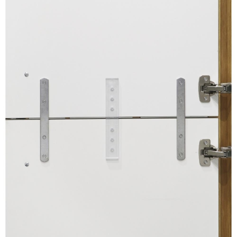 Kitchen Door Connecting Joining Plate Plastic 180mm 30mm