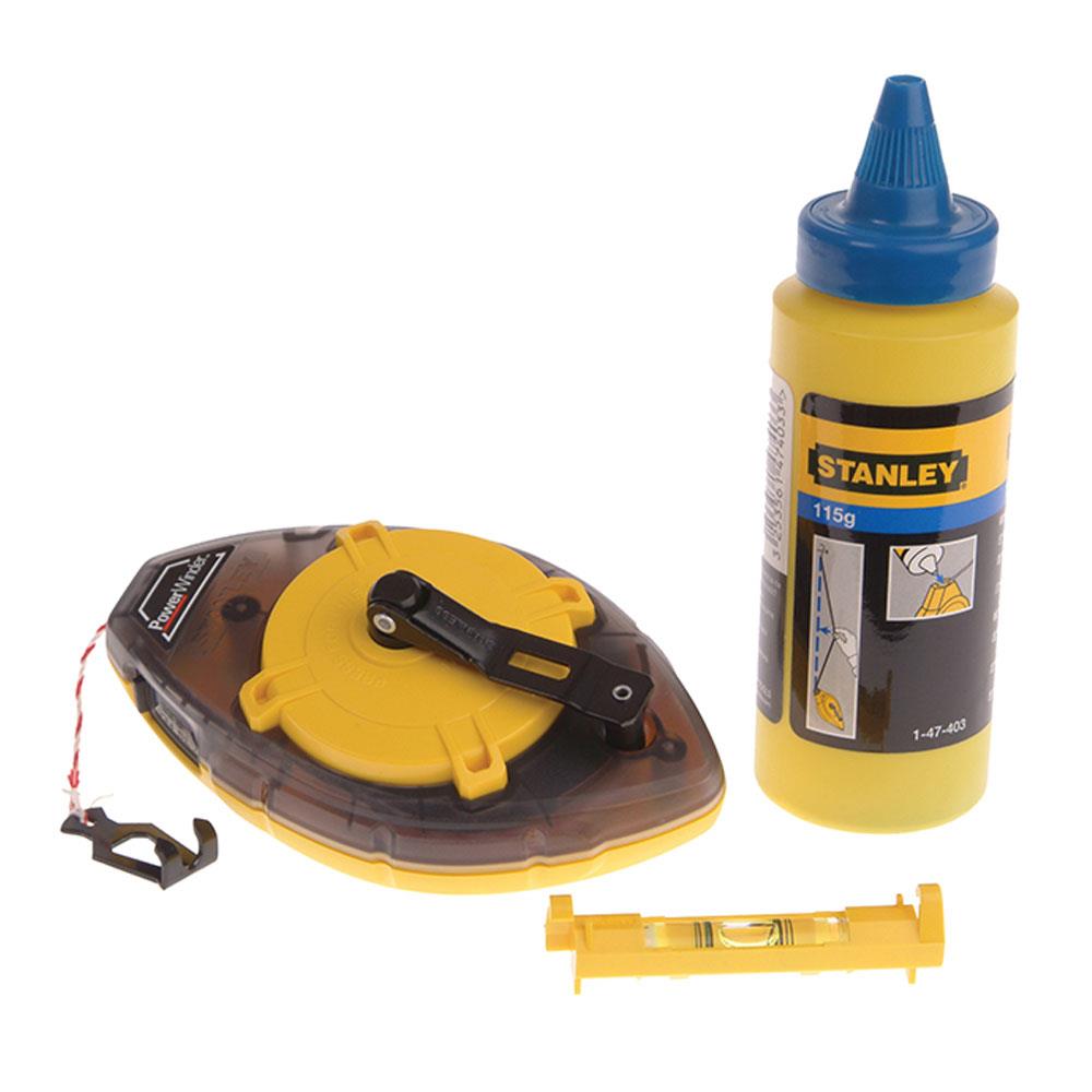 Stanley 30m Chalk Line Chalk & Level Sta047465 Heavins.ie
