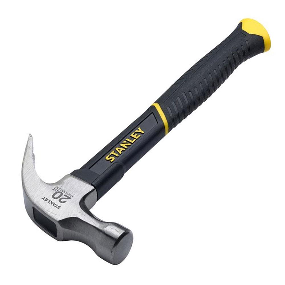 Stanley Curved Claw Hammer 576g (20oz) STA051310 Heavins.ie