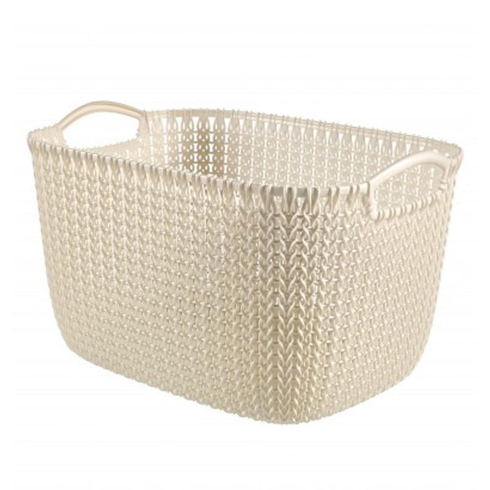 Curver Knit 19 Litre Rectangular Basket 230mm x 400mm