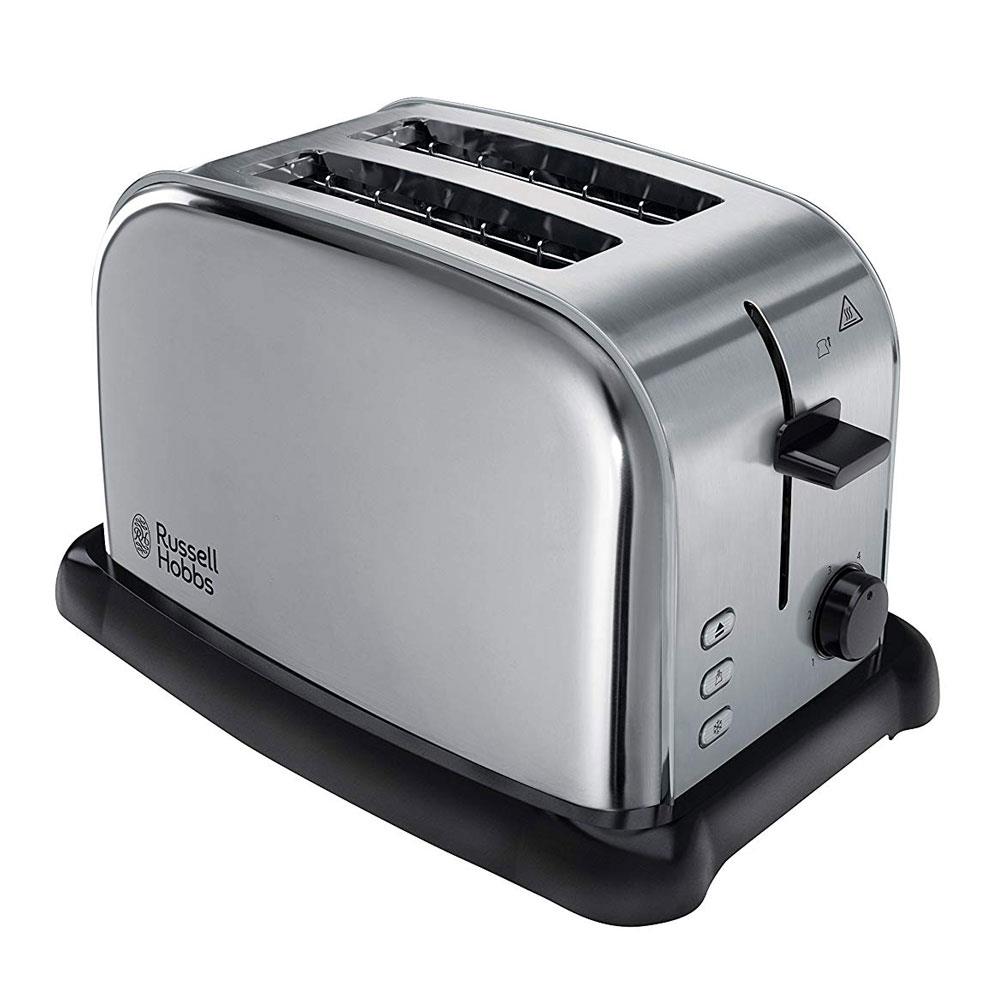 Russell Hobbs Wide Slot 2 Slice Toaster Stainless Steel 22360