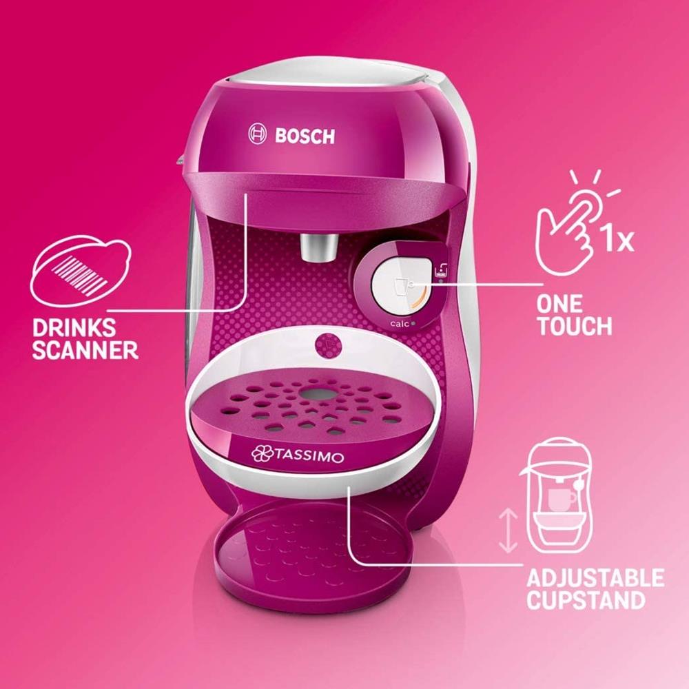 Tassimo Happy Pod Coffee Machine Black TAS1002NGB Heavins.ie