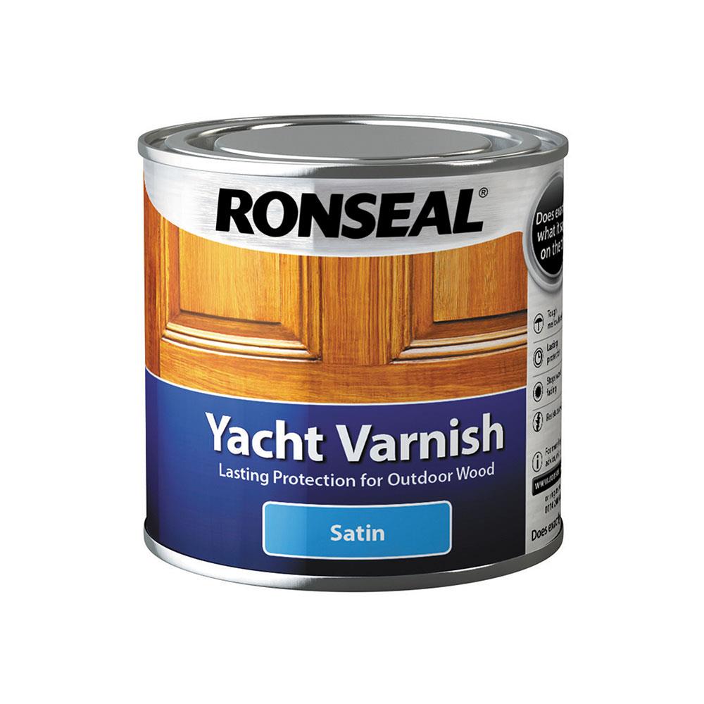 Ronseal 250ml Yacht Varnish Clear Satin 30241