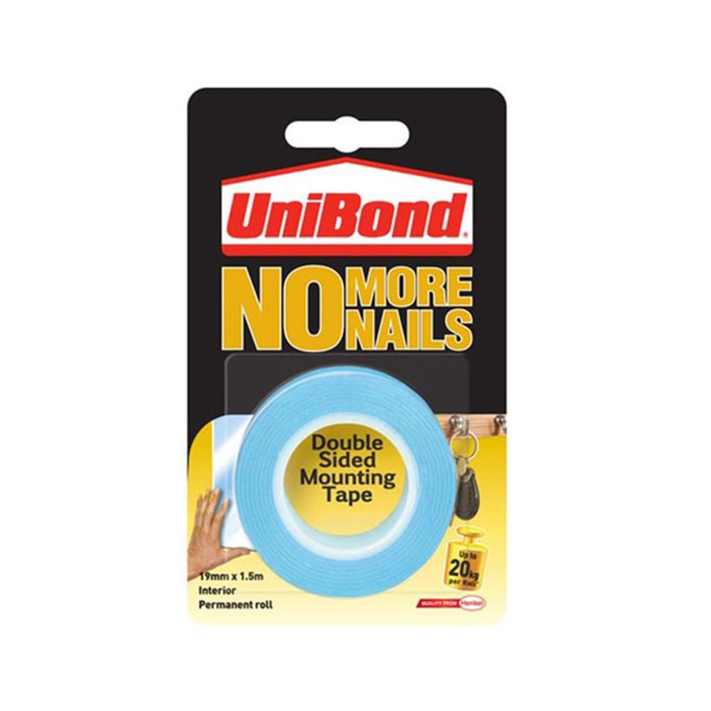 UNIBOND NO MORE NAILS DOUBLE SIDED TAPE 1.5 METRE INTERIOR 041620