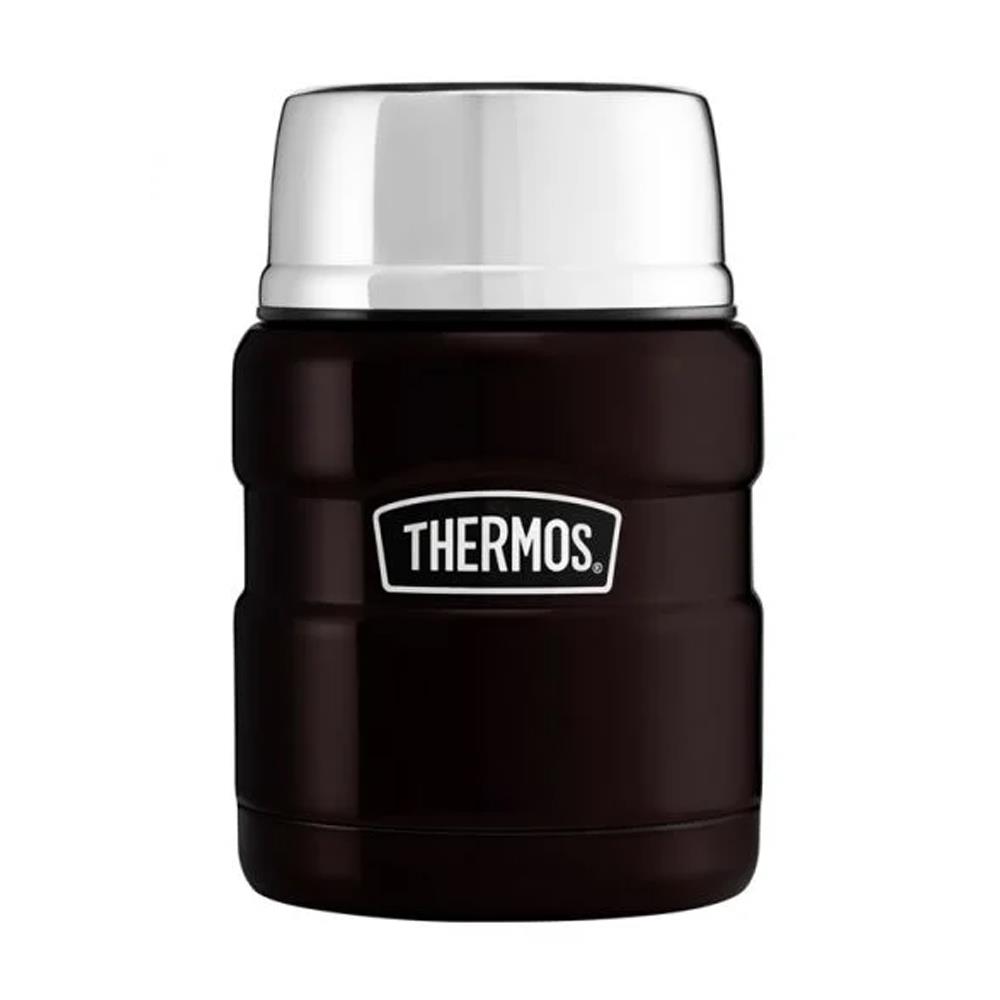 Thermos Stainless Kind Food Flask with Spoon 470ml Black 190759