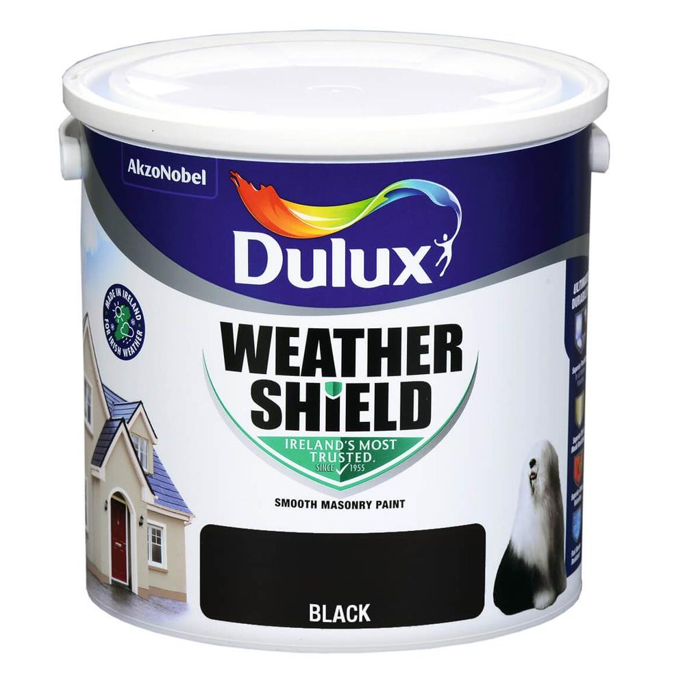 Dulux Weathershield Masonry Paint 2.5 Litre 5084633 Heavins.ie