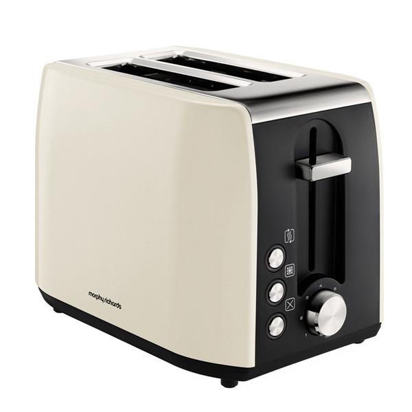 Morphy Richards Equip 2 Slice Toaster cream 222059 Heavins Euronics
