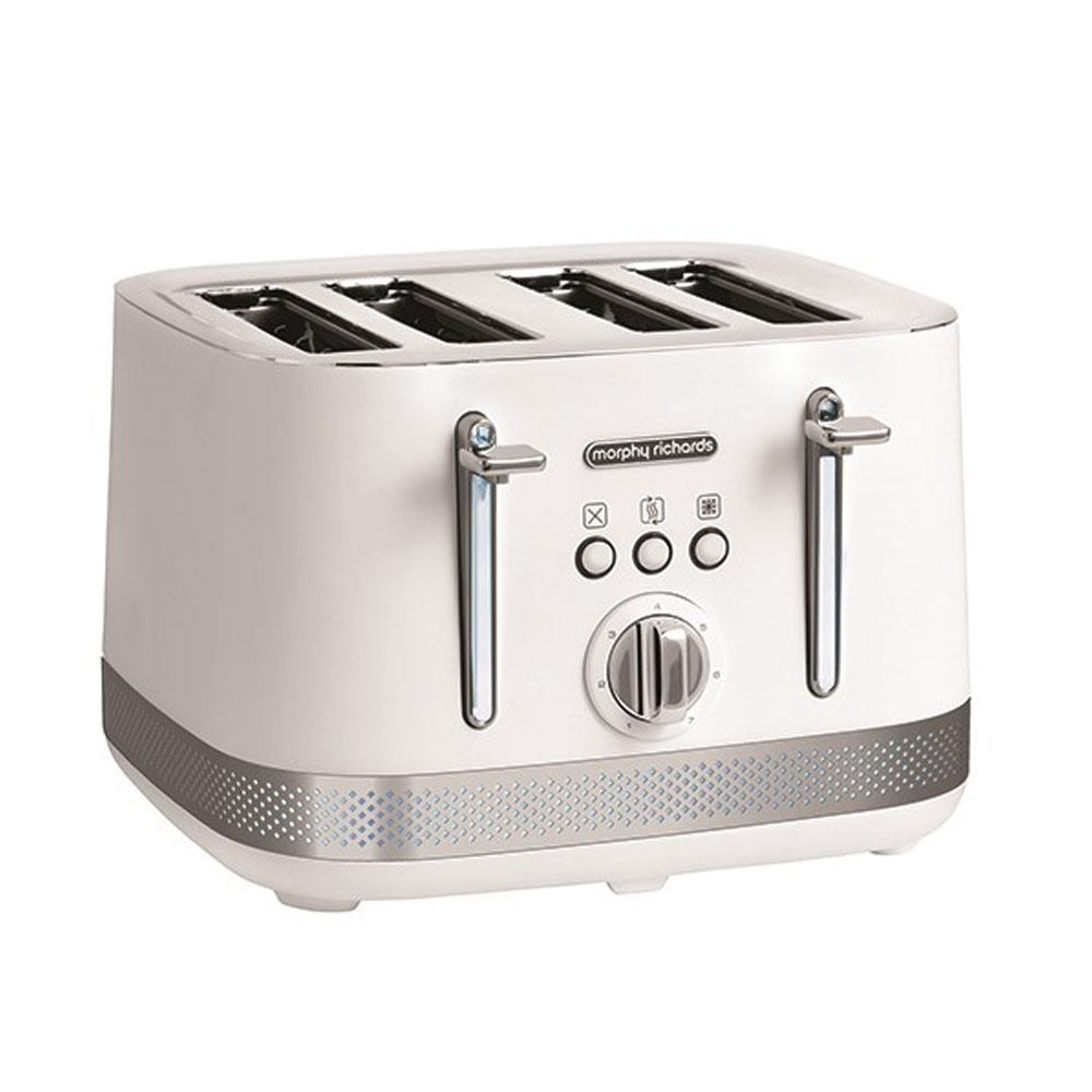 Morphy Richards Illumination 4 Slice Toaster White 248021 Heavins