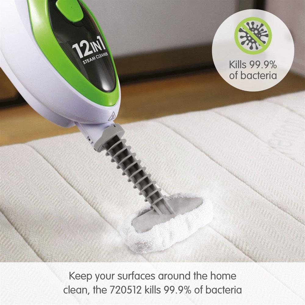 Morphy Richards 12 in 1 Steam Cleaner - White | 720512 | Heavins.ie