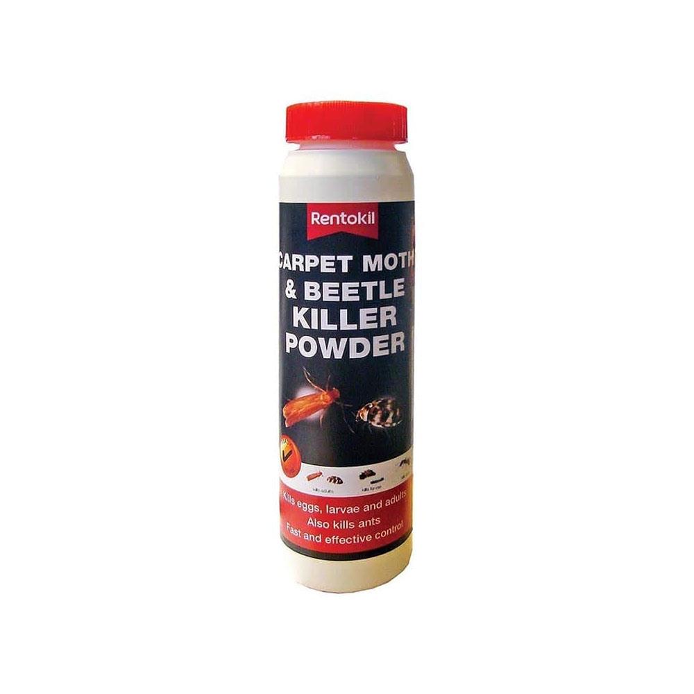 Rentokill Carpet Moth & Beetle Killer Powder 150g Heavins.ie