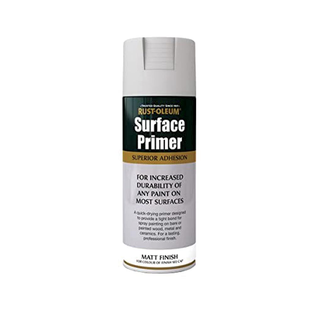 Rustoleum Surface Primer Spray Paint 400ml Matt Grey PTOU200