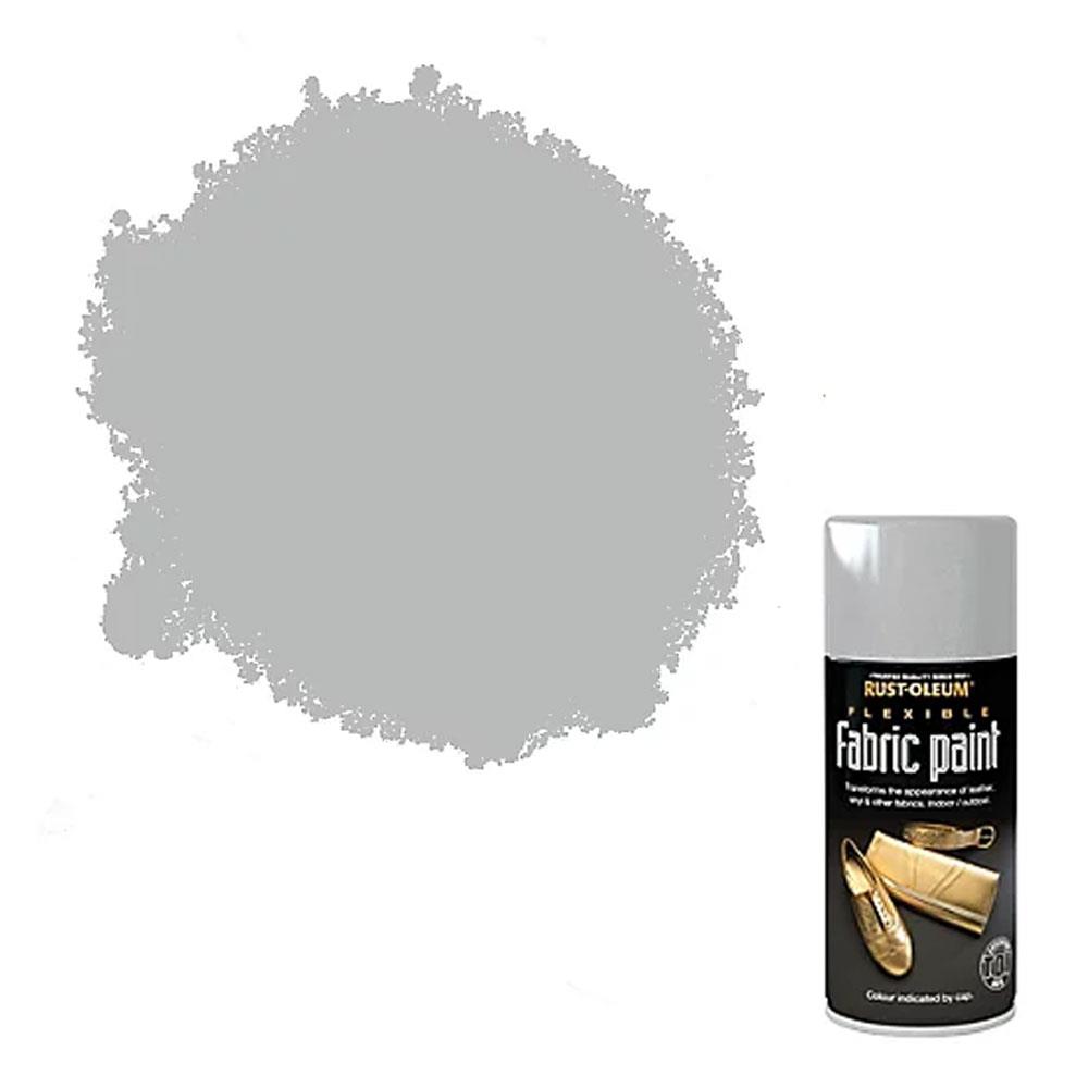 Rustoleum Fabric Multi Surface Spray Paint 150ml Silver PTOU325