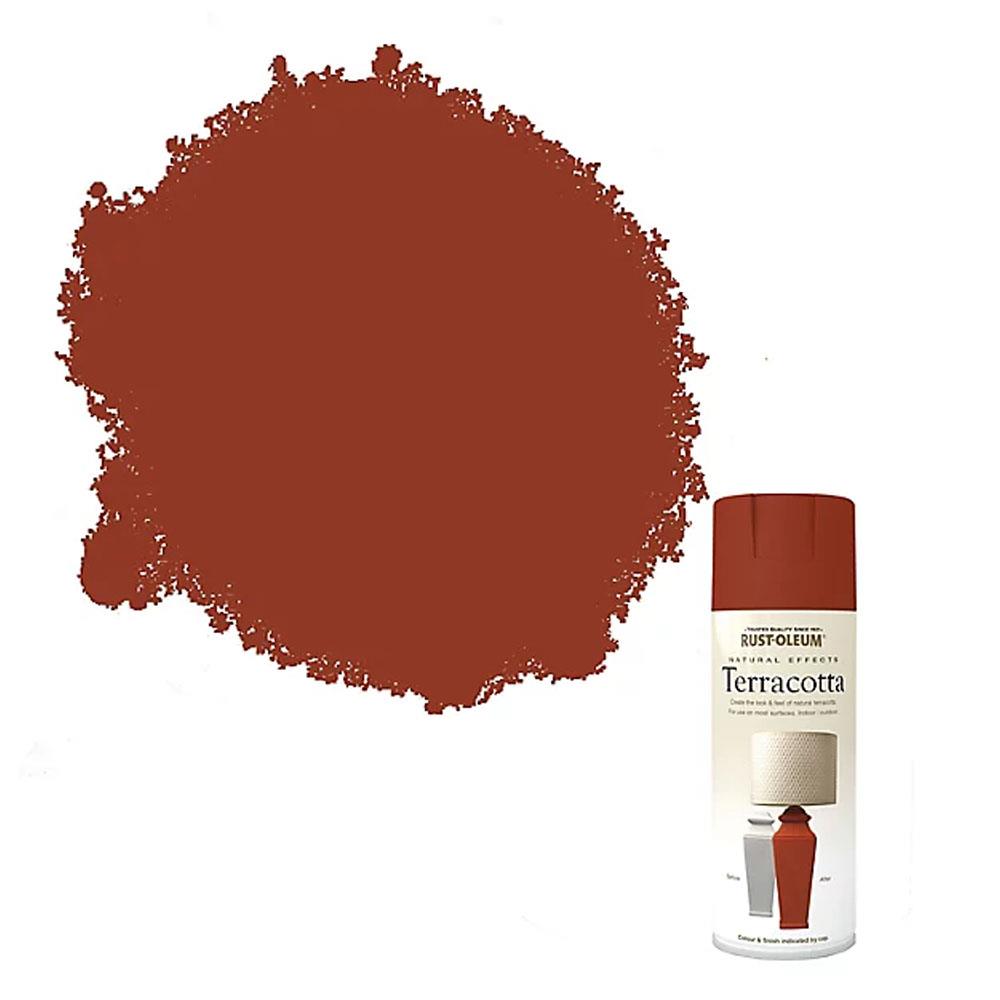 Rustoleum Textured Spray Paint 400ml Terracotta PTOU223 Heavins.ie