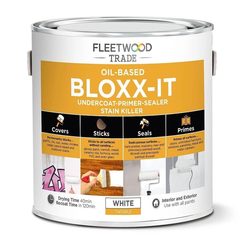 Fleetwood BloxxIt Oil Based Primer Undercoat and Sealer 5 Litre
