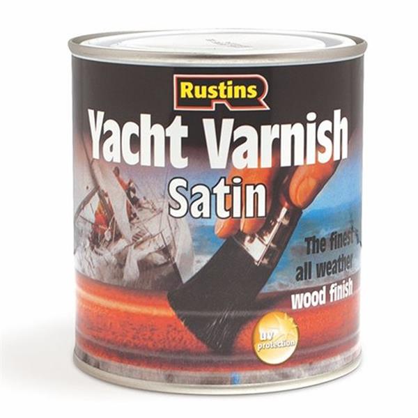 Rustins Yacht Varnish 1 Litre Clear Satin R690309 Heavins.ie