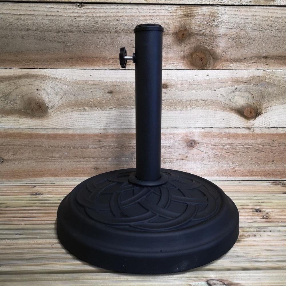Heavy Duty 12kg Parasol Base Black UB121 Heavins.ie