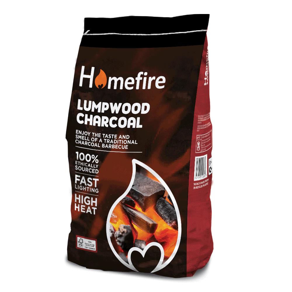 Homefire Lumpwood Charcoal 4kg Heavins.ie