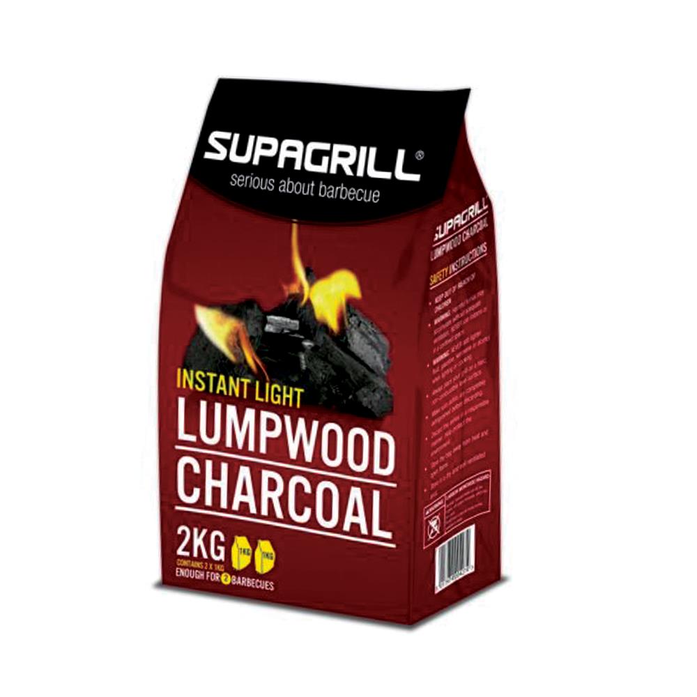 Supagrill Instant Light Charcoal 2kg Heavins.ie