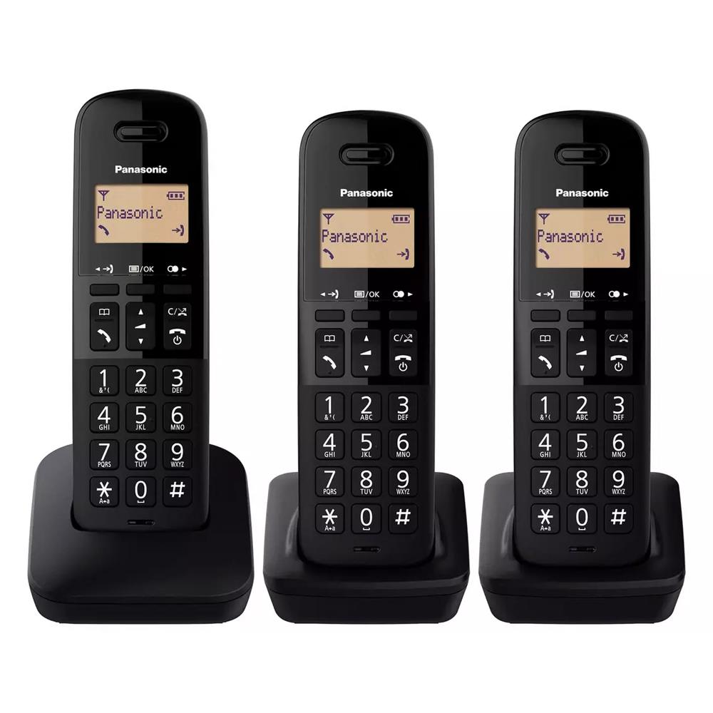 Panasonic Digital Cordless Phone Triple Pack TLB613TRI Heavins.ie