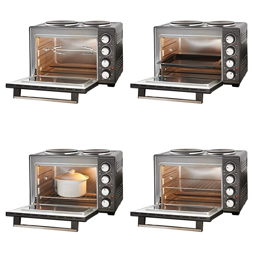 Quest Twin Hob Convection Table Top Oven 35379 Heavins.ie