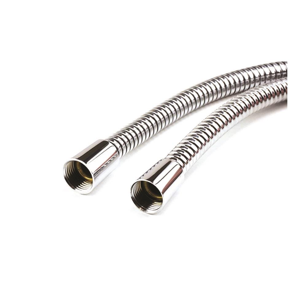 EUROSHOWERS SIMPLE CHROME SHOWER HOSE 1.75 METRE Heavins.ie