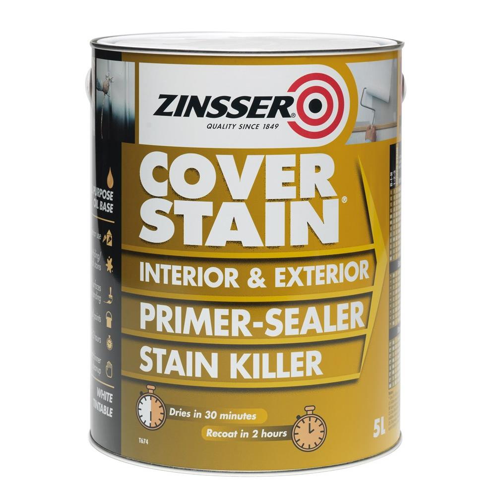 Heavins.ie Zinsser Cover Stain Primer Sealer 5 Litre ZN610252