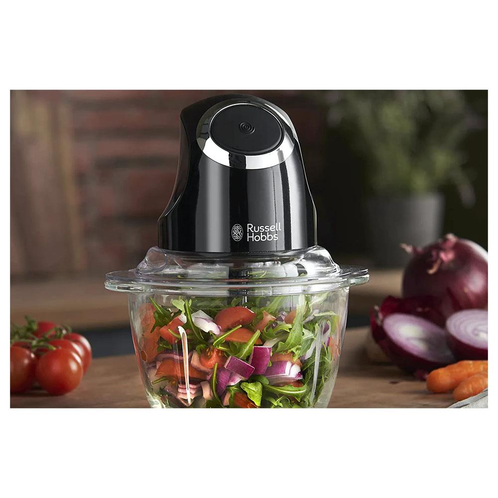 Russell Hobbs Desire Matte Black Mini Chopper 24662 Heavins.ie