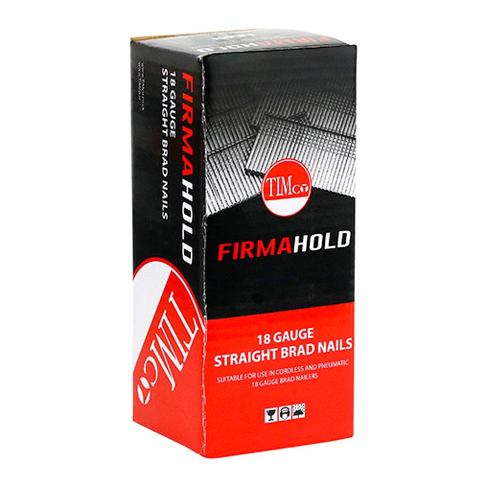 Timco FirmaHold Collated Brad Nails 18G 50mm Straight Galvanised