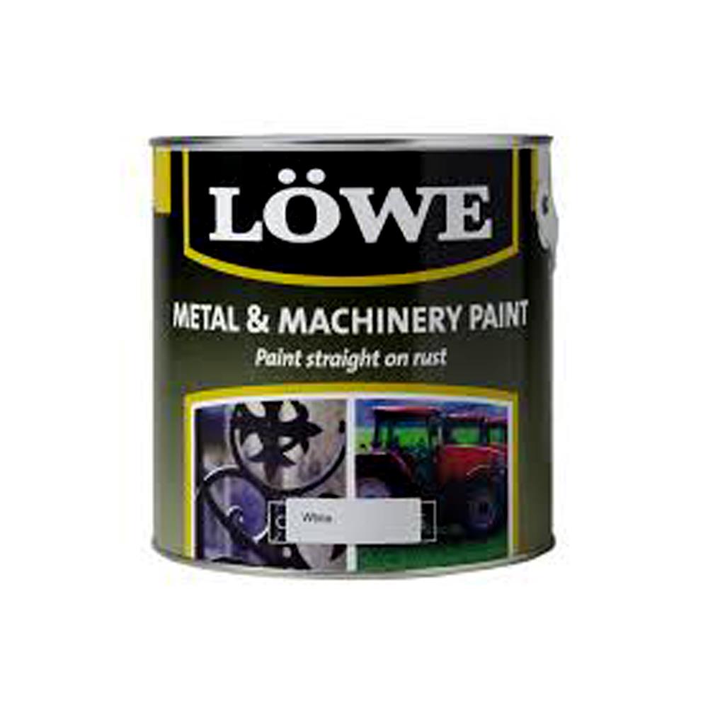 Lowe 1 Litre Rust and Metal Paint White LRW0150 Heavins.ie