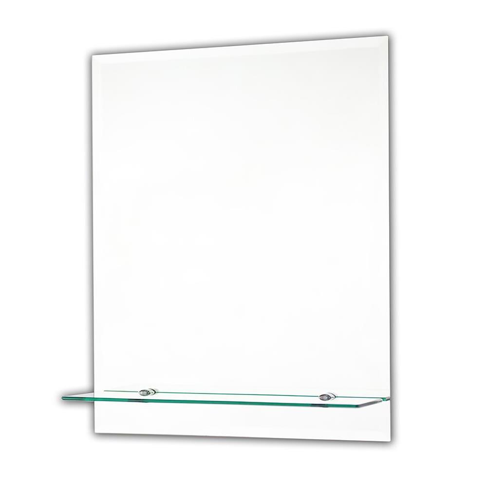 Tema Ensuite Bevelled Mirror with Shelf Rectangle 50cm x 40cm