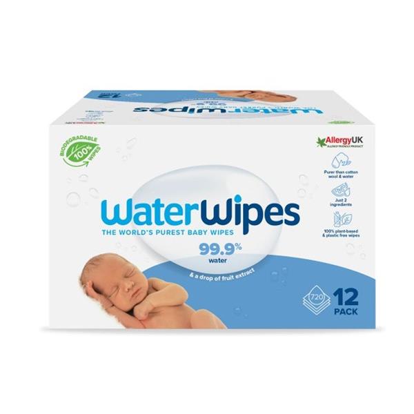 WaterWipes Baby Wipes Mega Value Box - 12 X 60 price from firstcry in UAE -  Yaoota!