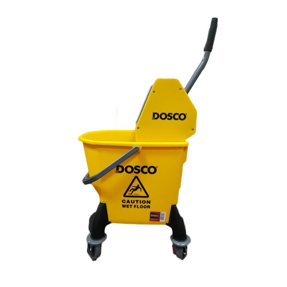 Dosco 26 Litre Kentucky Mop Bucket with Whinger Yellow 65408 Heavins.ie