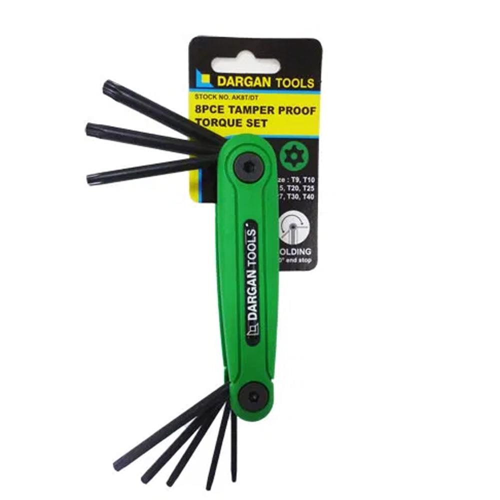Dargan 8 Piece Folding Torque Allen Key Set AK8T/DT Heavins.ie