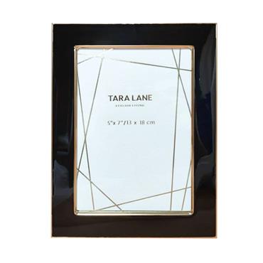 Tara Lane Ella Photo Frame 5 x 7 - Black / Gold | TL6366