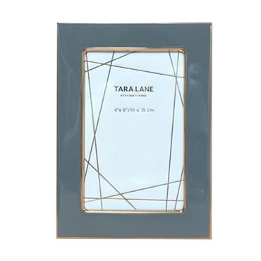 Tara Lane Ella Photo Frame 4 x 6 - Grey / Gold | TL6368