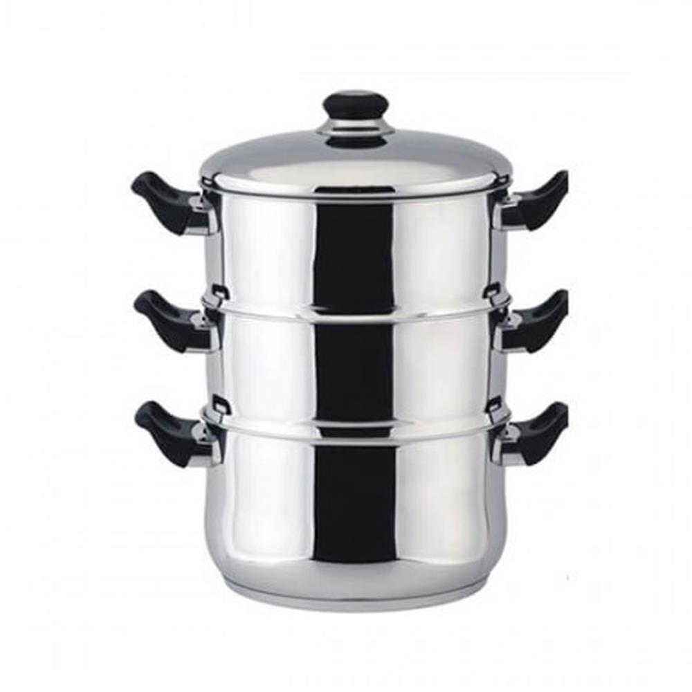 Steelex 3 Tier Steamer 20cm ST/9733 Heavins.ie