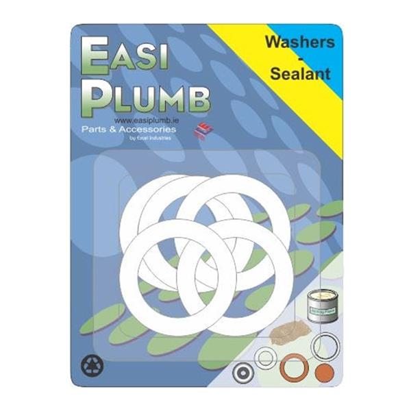 Easi Plumb Pvc Washers 3/4" Pack of 5 EP34PVCW Topline Heavins Euronics