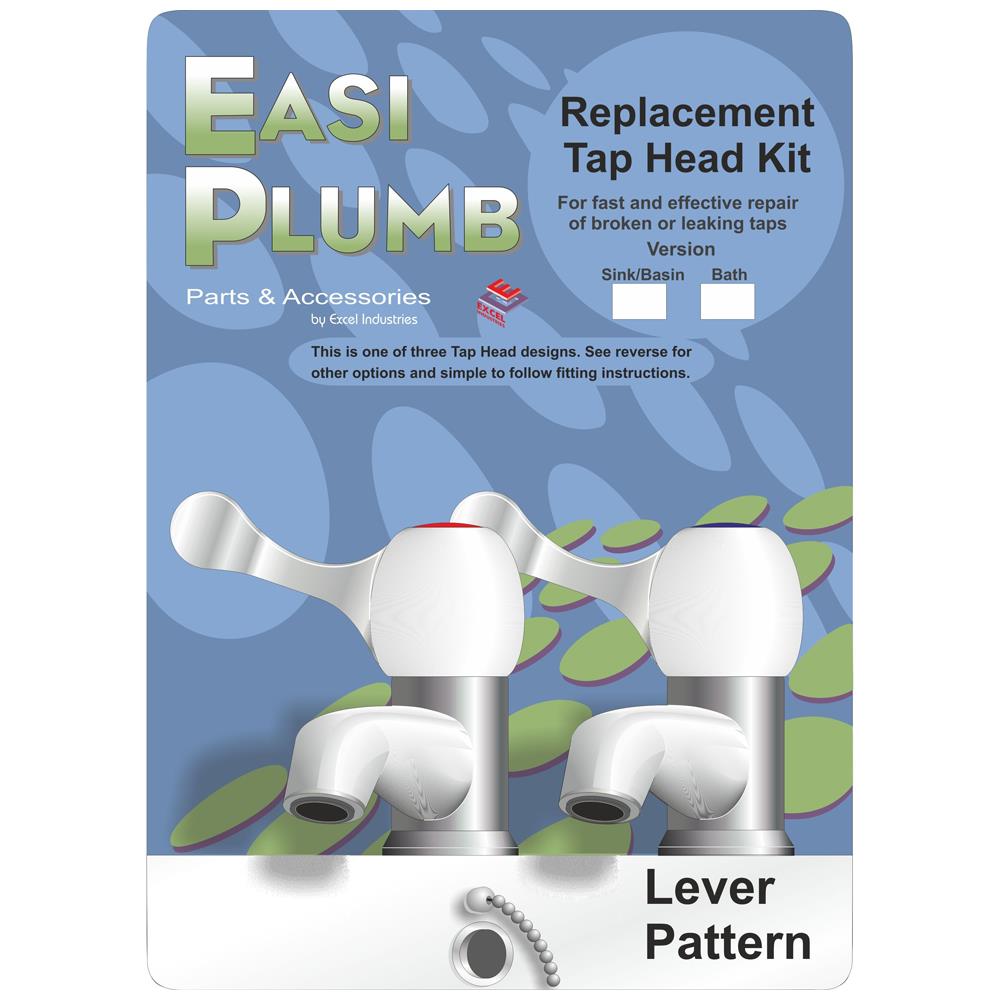 Easi Plumb Lever Pattern Replacement Tap Head Kit 3/4" EP34RTHL Heavins.ie