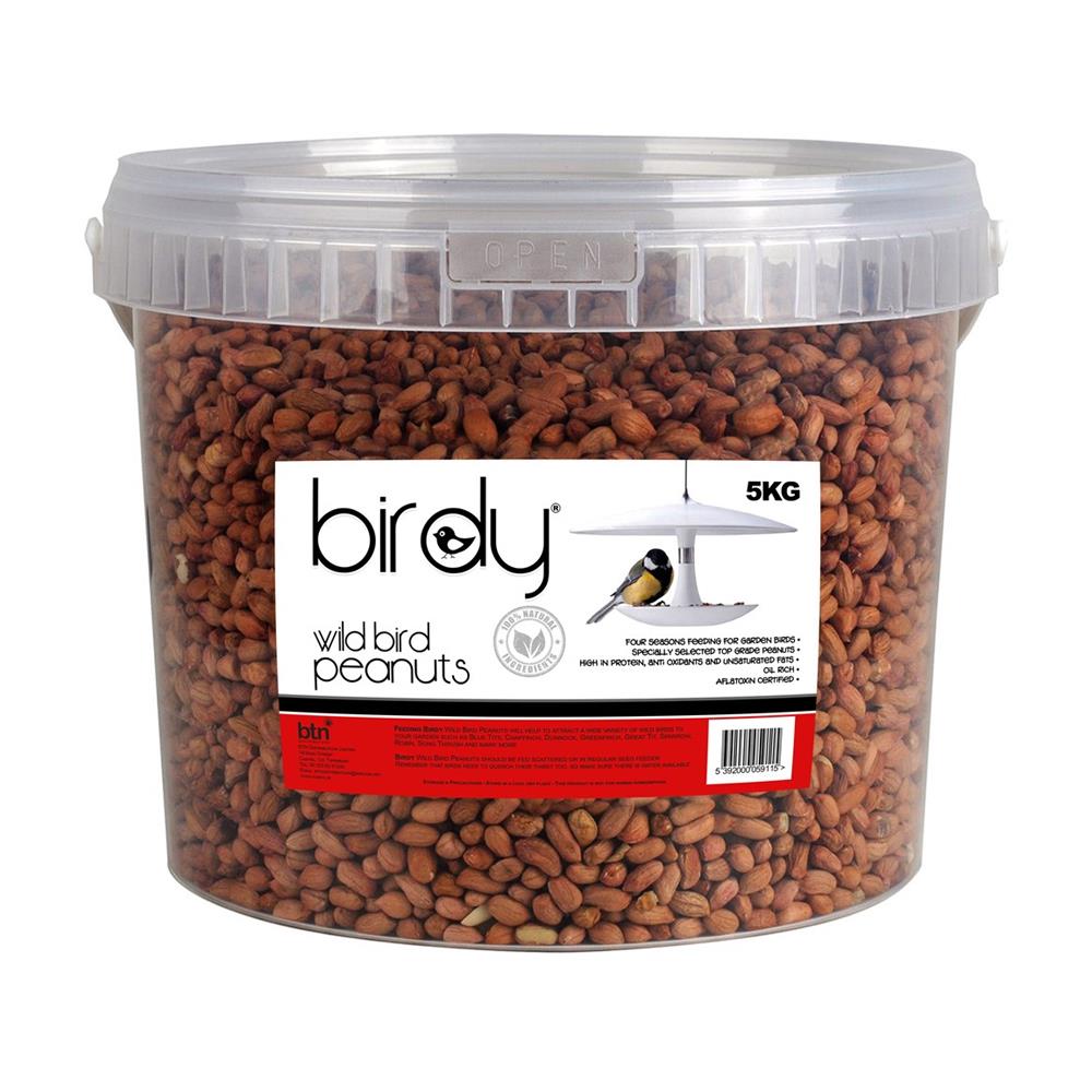 Birdy Wild Bird Peanuts Bird Food 5kg Bucket Heavins.ie