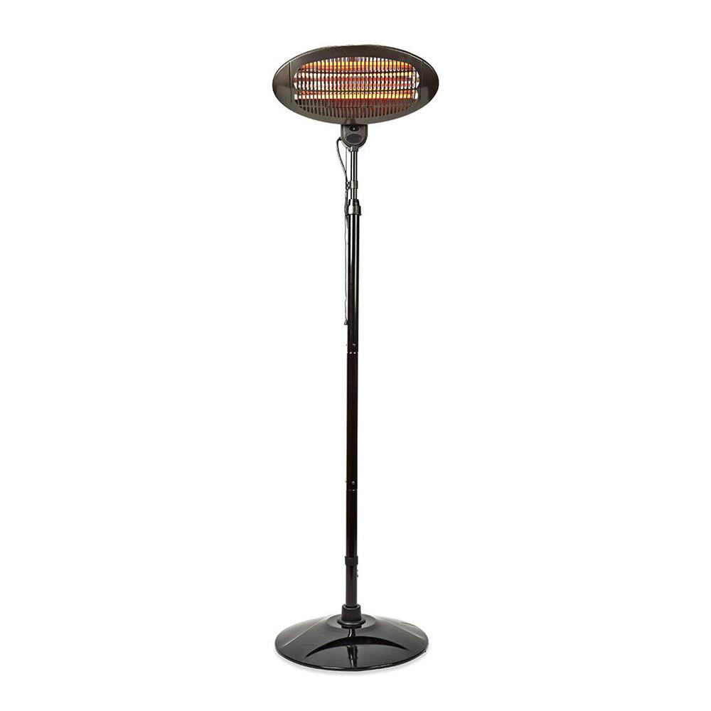 Nedis 2kw Free Standing Electric Patio Heater 190cm HTPA120EBK